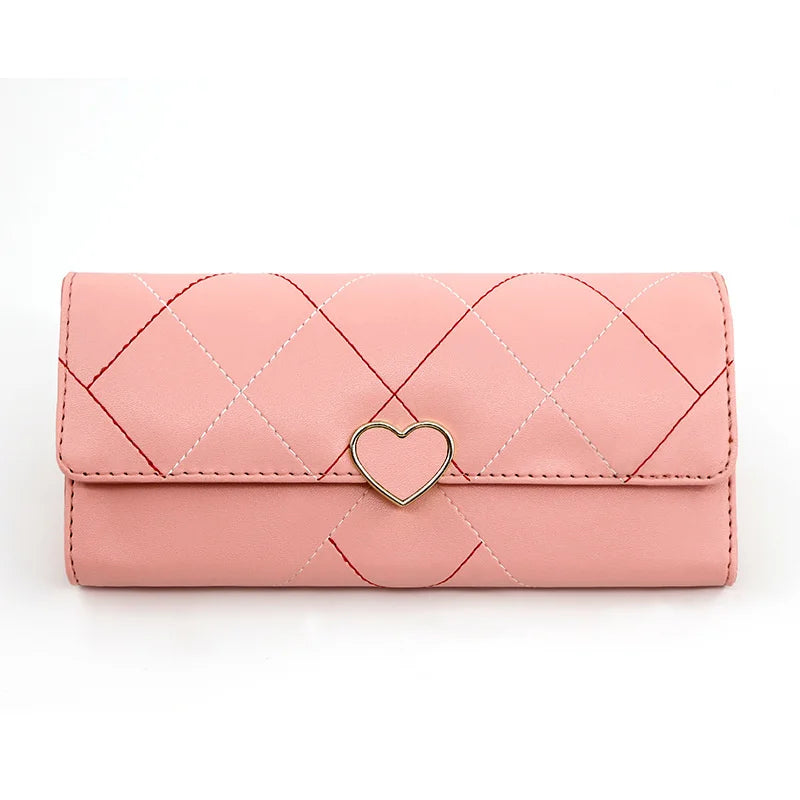 Fashionable Women's Long Purse Wallet Card Slot Bag