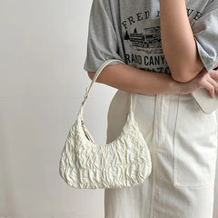 Soft Folds Underarm Bag Casual Ladies Shoulder Bags