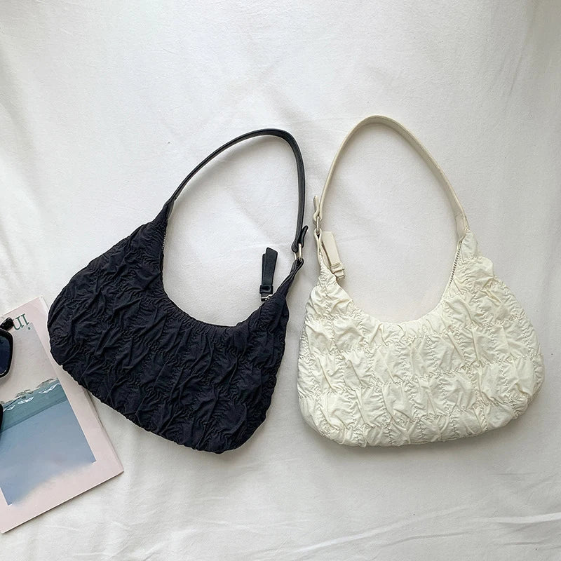 Soft Folds Underarm Bag Casual Ladies Shoulder Bags