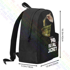 Pho Pho Metal Jacket Backpack Gym Large Capacity 3D Printing Clothes