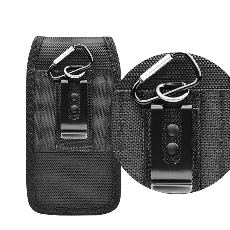 Hanging Waist Bag Fanny Pack Phone Pouch Nylon Belt Clip Storage Bag Pack Purse