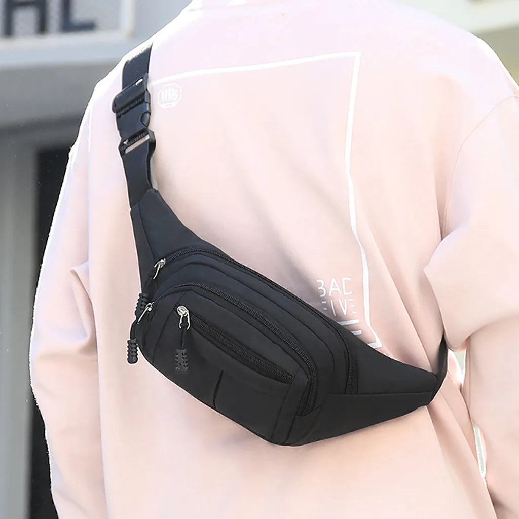 Waist Bag Money Belt Men Women Fanny Pack Pouch Murse Kidney Fannypack