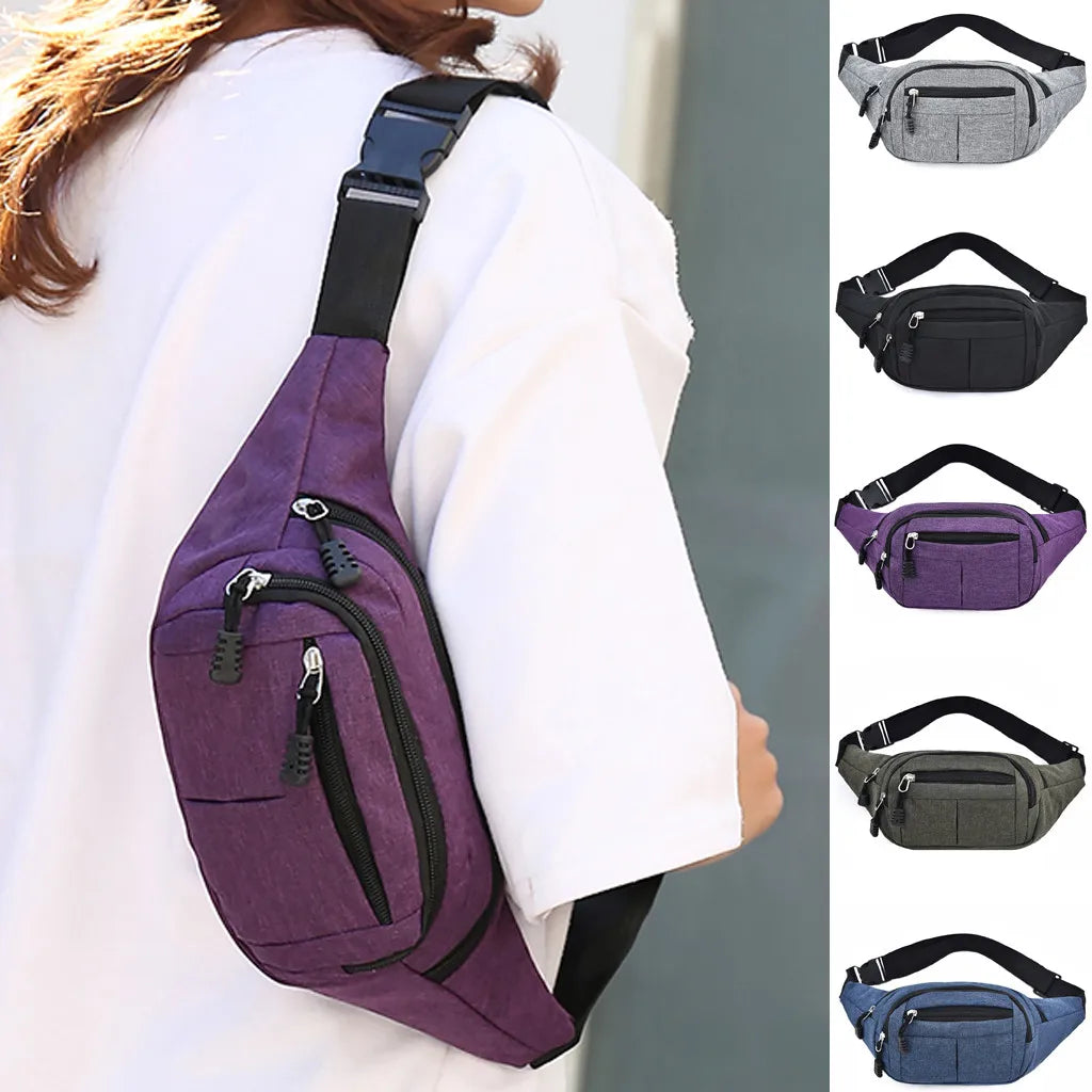 Waist Bag Money Belt Men Women Fanny Pack Pouch Murse Kidney Fannypack
