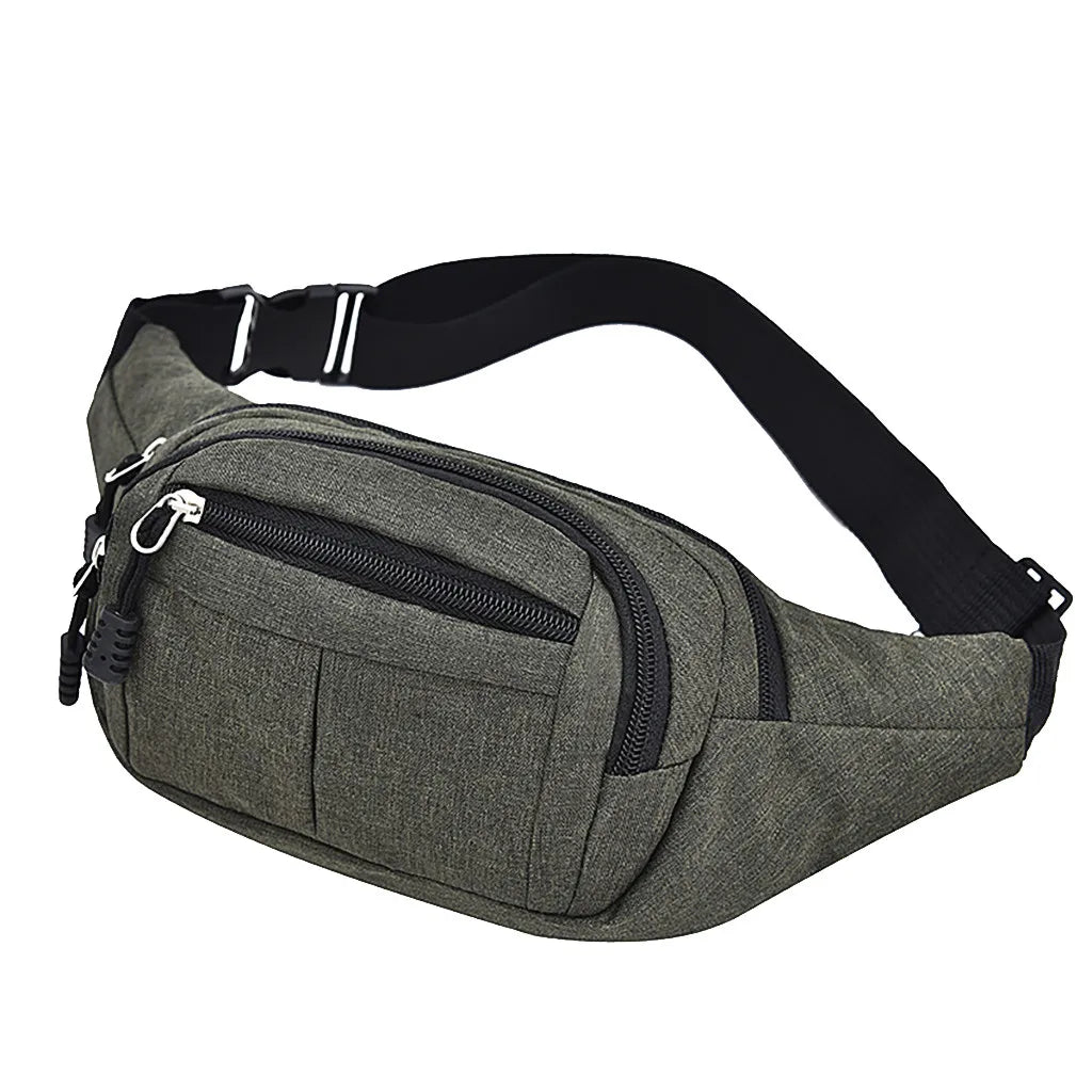 Waist Bag Money Belt Men Women Fanny Pack Pouch Murse Kidney Fannypack