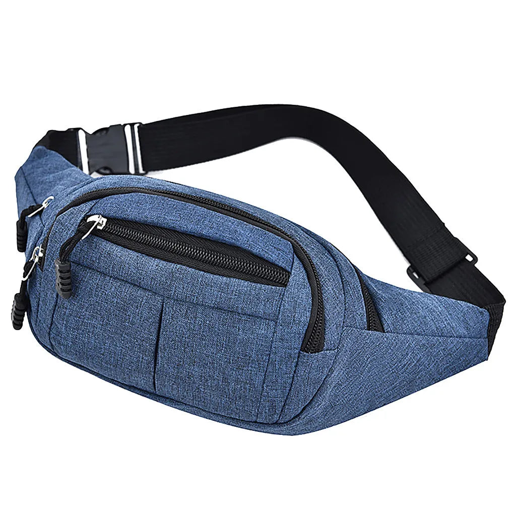 Waist Bag Money Belt Men Women Fanny Pack Pouch Murse Kidney Fannypack