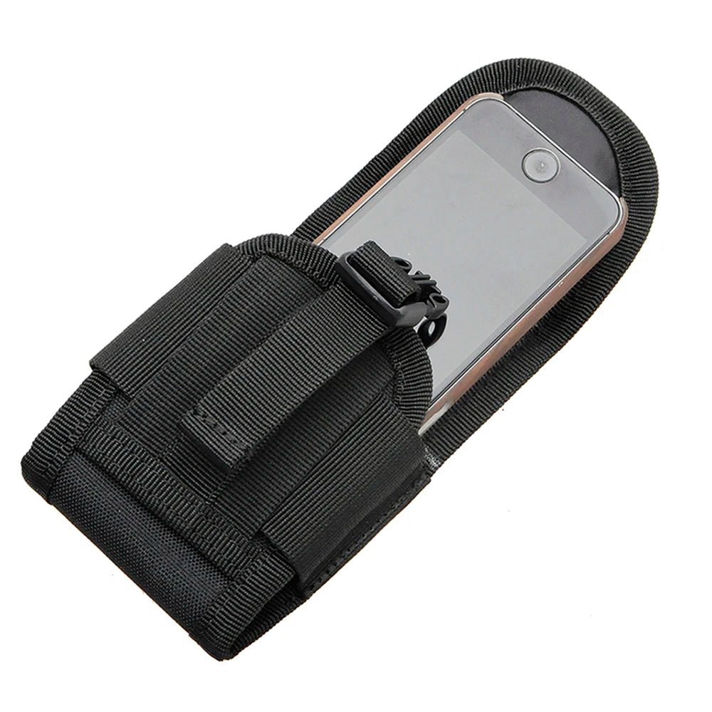 Phone Pouch Tactical Bag Durable Hook Cover Case for Belt Waist Bag