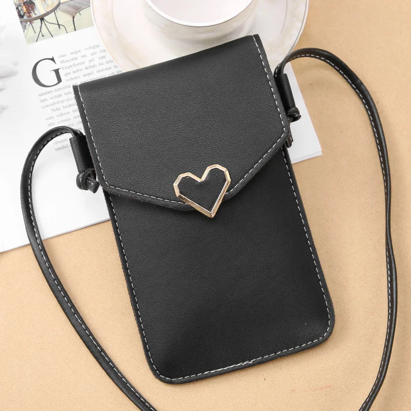 Women Phone Purse Touch Screen Mini Shoulder Bag