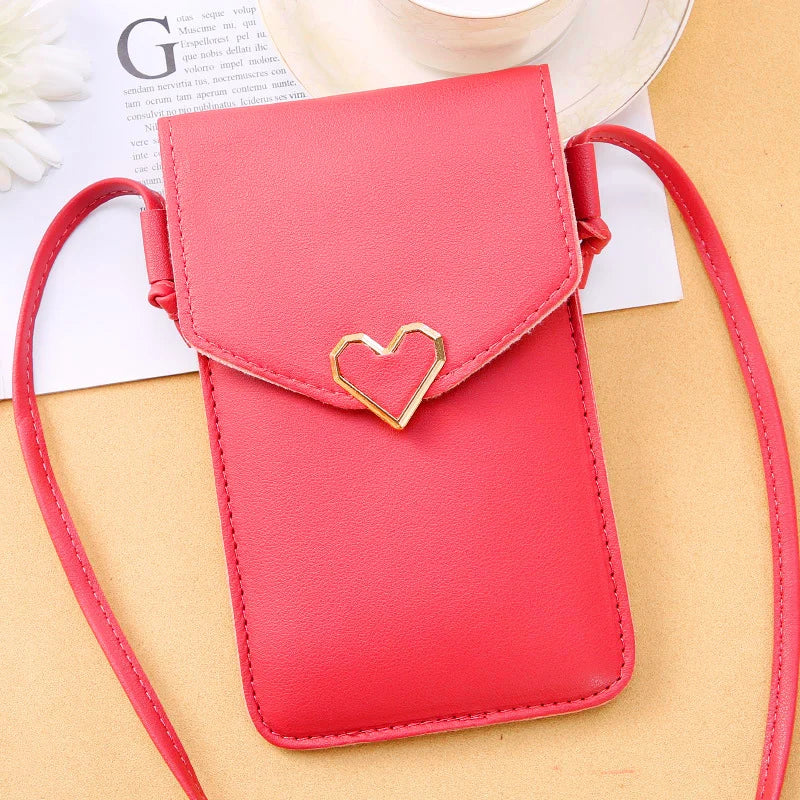 Women Phone Purse Touch Screen Mini Shoulder Bag