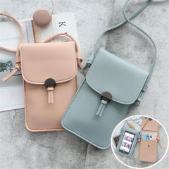 Transparent Touch Screen Phone Wallet Shoulder Bag