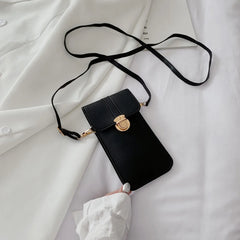 Clear Touch Screen Phone Wallet Mini Shoulder Bag
