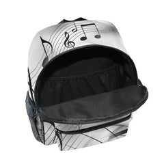Music Note Girls School Bags for Kids Girls Book Bags