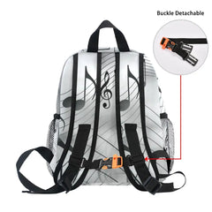 Music Note Girls School Bags for Kids Girls Book Bags
