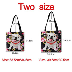 Piano Music Note Print Tote Bag Women Handbag Girls Shoulder Storage Bags