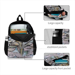 Piet Mondrian Blossoming Tree Laptop Travel School Bag