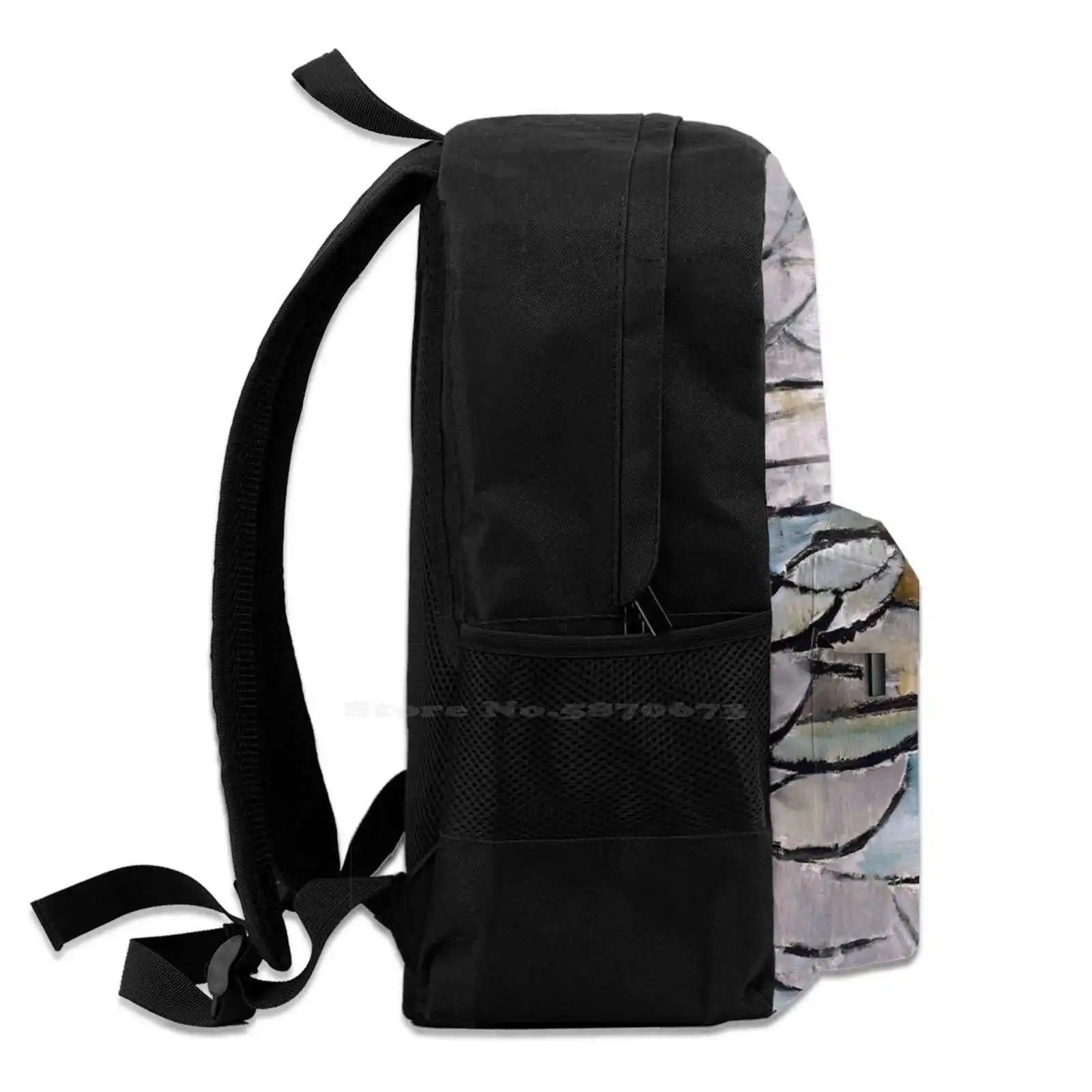 Piet Mondrian Blossoming Tree Laptop Travel School Bag