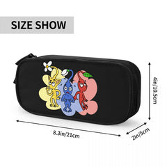 Pikmin Characters Pen Box Student School Anime Zipper Pen Bag