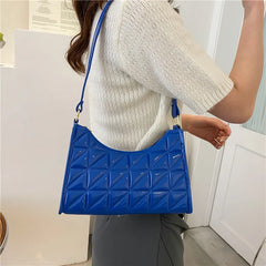 Leather Shoulder Bag Chain Handbag Evening Clutch Crossbody Bag