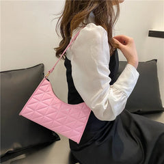 Leather Shoulder Bag Chain Handbag Evening Clutch Crossbody Bag