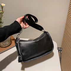 Leather Women's Shoulder Bag Chain Crossbody Bag Handbag