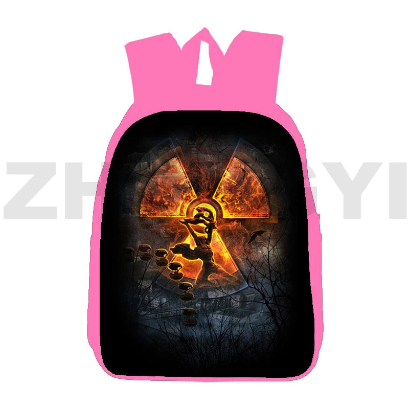 Anime S.T.A.L.K.E.R. 2 Backpack for School Teen Girls, 12/16 Inch Children