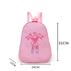 Pink Child Ballet Bag Kids Cavans Dance Bags Lovely For Dance Ladies Girls
