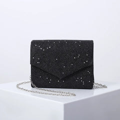 Pink Diamond Crossbody Shoulder Bag for Women Evening Purse