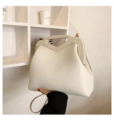 Pink Green Shoulder Bags Handle Women Handbags Retro Leather Bag