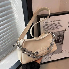 Pink Leather Shoulder Bags For Women Yellow Green Small Purses And Handbags