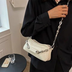 Pink Leather Shoulder Bags For Women Yellow Green Small Purses And Handbags
