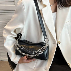 Pink Leather Shoulder Bags For Women Yellow Green Small Purses And Handbags