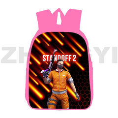 Pink Standoff 2 Backpack for Women Travel Leisure Bags 12/16 Inch Laptop