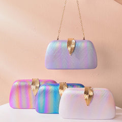 Pink Purse Totebags for Women Leaf Hasp Crossbody Bags Handbags