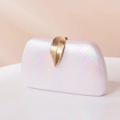 Pink Purse Totebags for Women Leaf Hasp Crossbody Bags Handbags