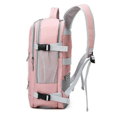 Pink Women Travel Backpack Water Repellent Anti-Theft Stylish Daypack