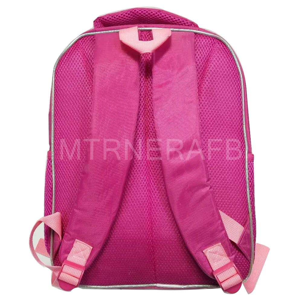 Pink Schoolbag for Girls Large Capacity Cartoon Backpack