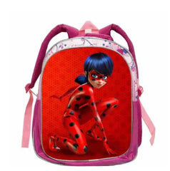 Pink Schoolbag for Girls Large Capacity Cartoon Backpack