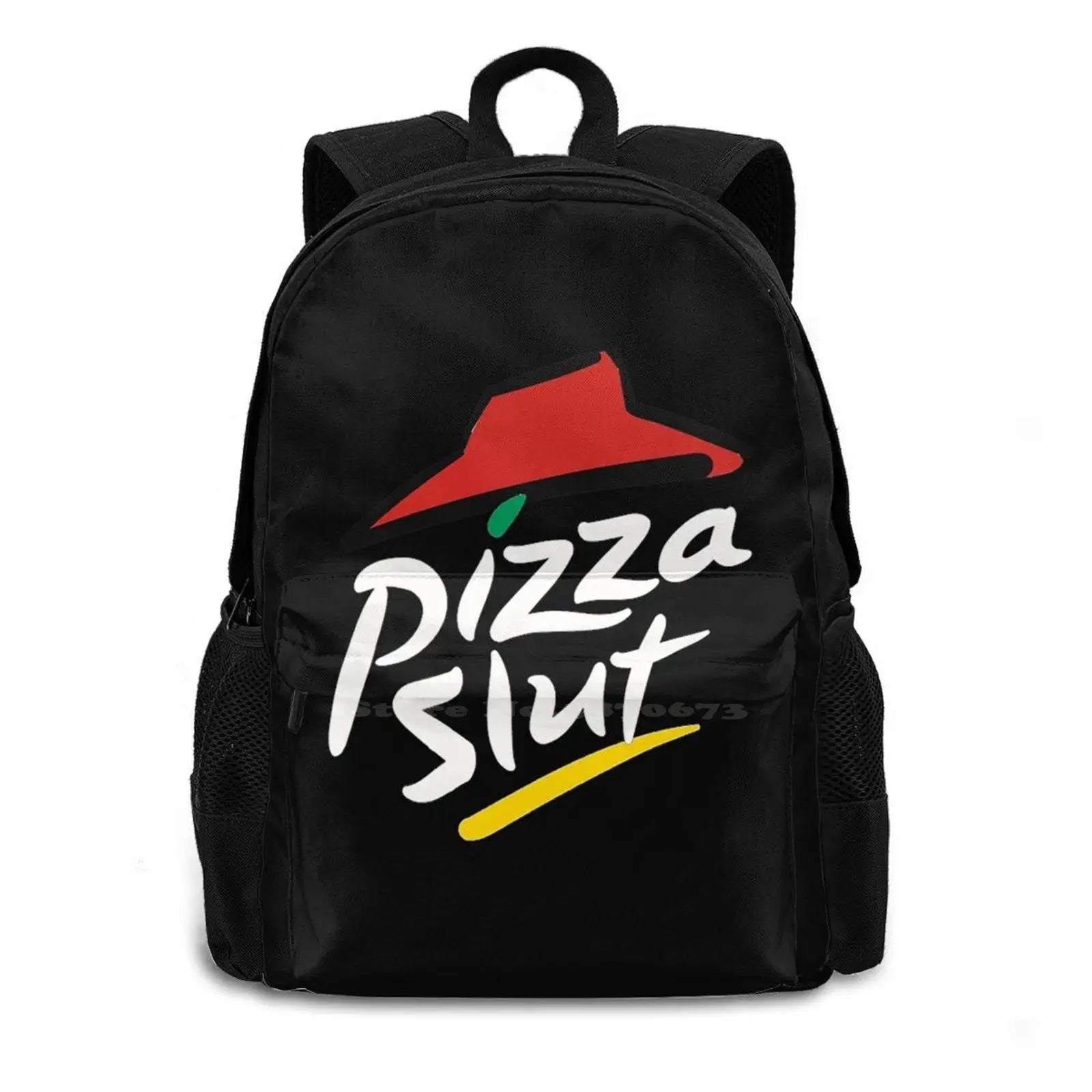 Pizza T-Shirt School Bag Laptop 15 Inch Backpack
