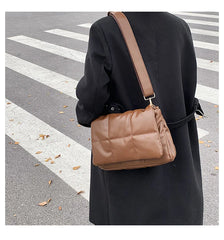 Large Winter Armpit Bag High-quality PU Women's Handbag