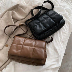 Large Winter Armpit Bag High-quality PU Women's Handbag