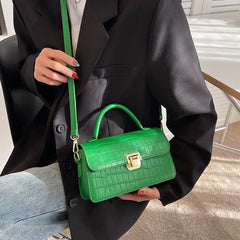 Plaid Striped Shoulder Women's Bag Crossbody Small Flap Handbag