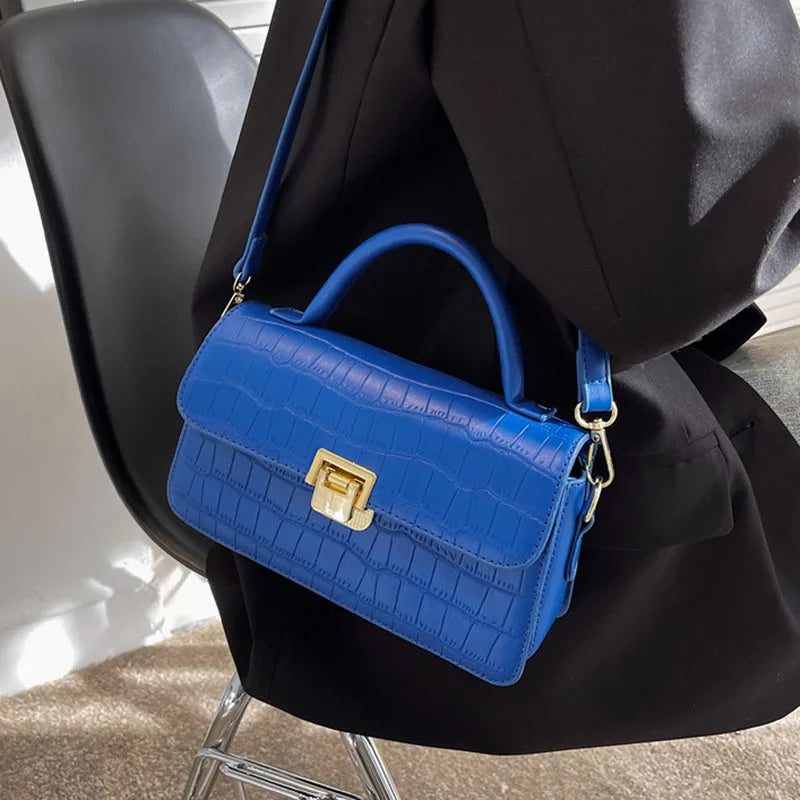 Plaid Striped Shoulder Women's Bag Crossbody Small Flap Handbag