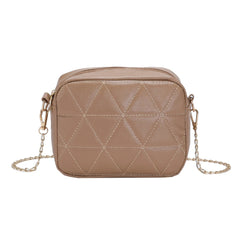 Plaid Women Crossbody Bag Casual Chain Female Underarm Bag
