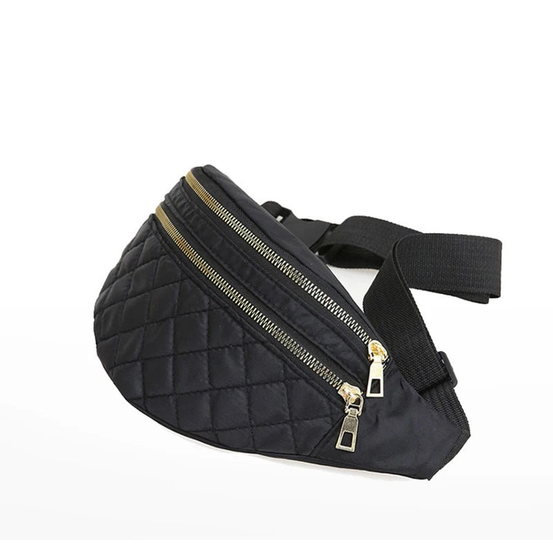 Plaid Women's Waist Bag Belt Bags Crossbody Chest Bag