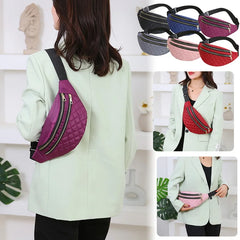 Plaid Women's Waist Bag Ladies Belt Bags Shoulder Crossbody Chest Bag
