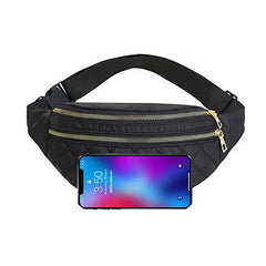 Plaid Women's Waist Bag Ladies Belt Bags Shoulder Crossbody Chest Bag