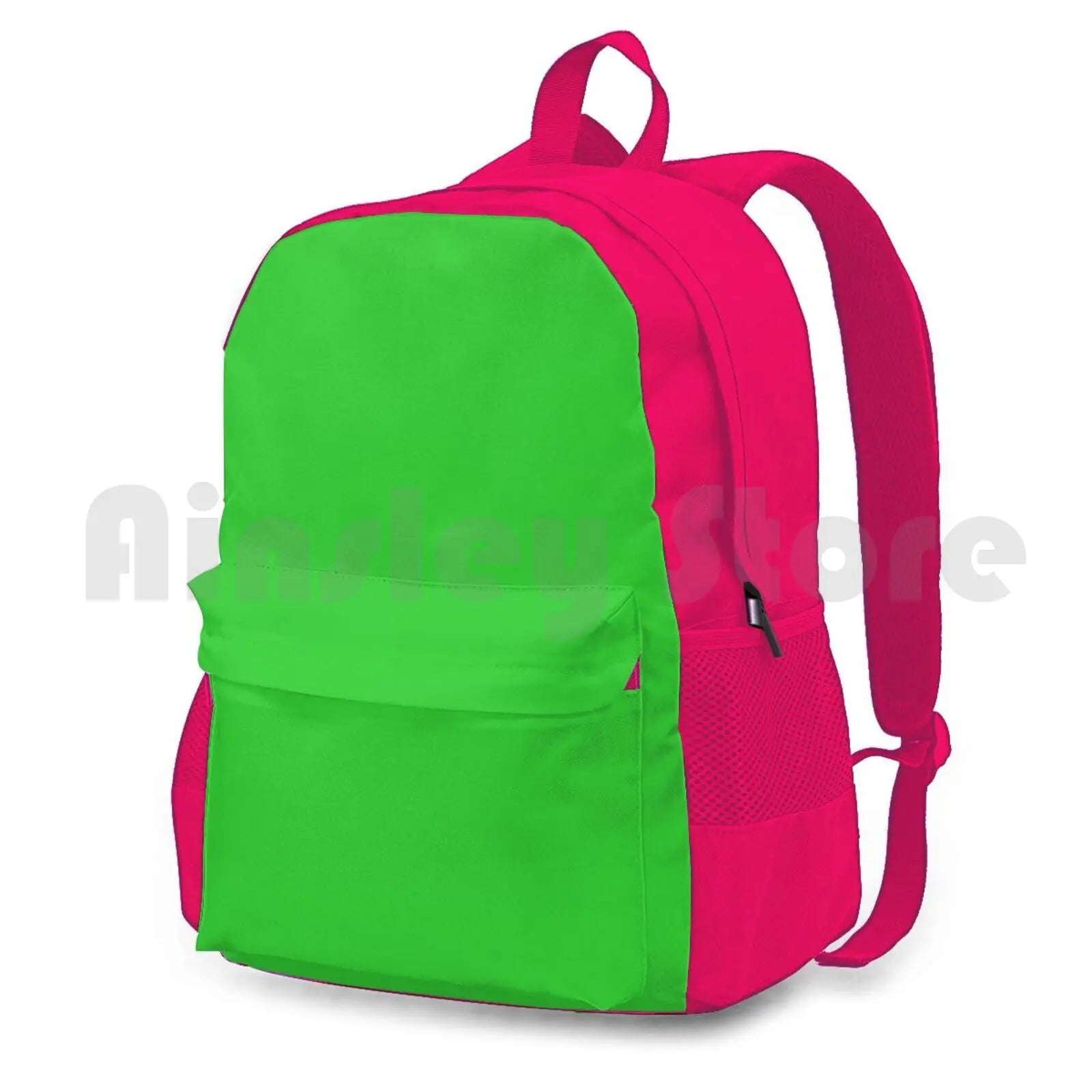 Outdoor Hiking Backpack Waterproof Camping Travel Lime Green