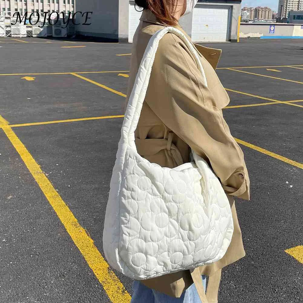 Pleated Bubble Women Tote Handbag Large Capacity Shoulder Crossbody Bag