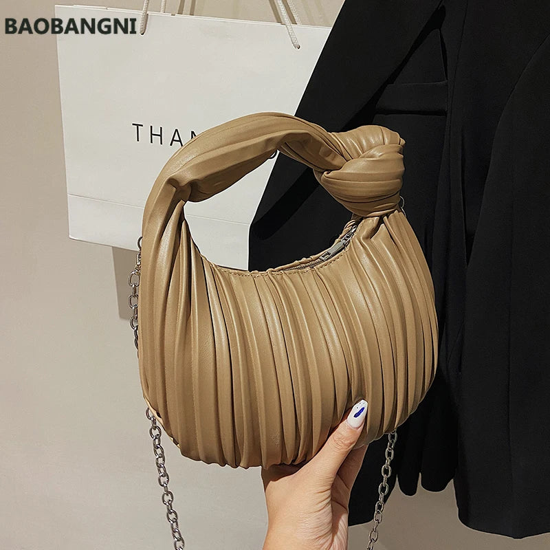 Small Tote Bag Winter PU Leather Women Handbag