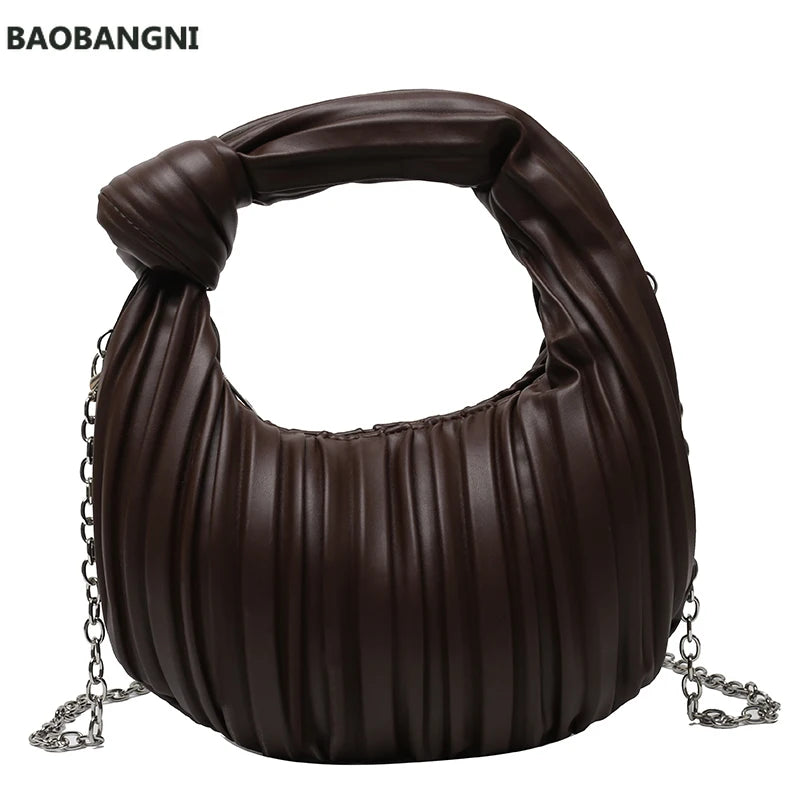 Small Tote Bag Winter PU Leather Women Handbag