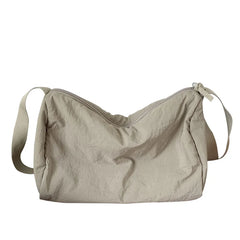 Pleated Soft Cloth Women Shoulder Bag Large Capacity